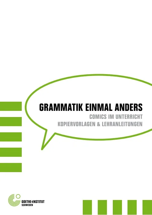 جلد کتاب Grammatik üben mit Comics A1