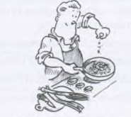 modalverbähnliche Verben: موریتس آشپزی یاد می‌گیرد (Moritz lernt kochen)