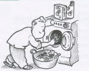 Zustandspassiv: قبل از آن، لباسها شسته میشوند (Die Wäsche wird gewaschen)