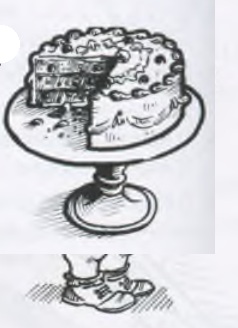 کیک روی میز (Welchen Kuchen meinen Sie؟)