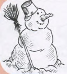 آدم برفی (ein schöner Schneemann)