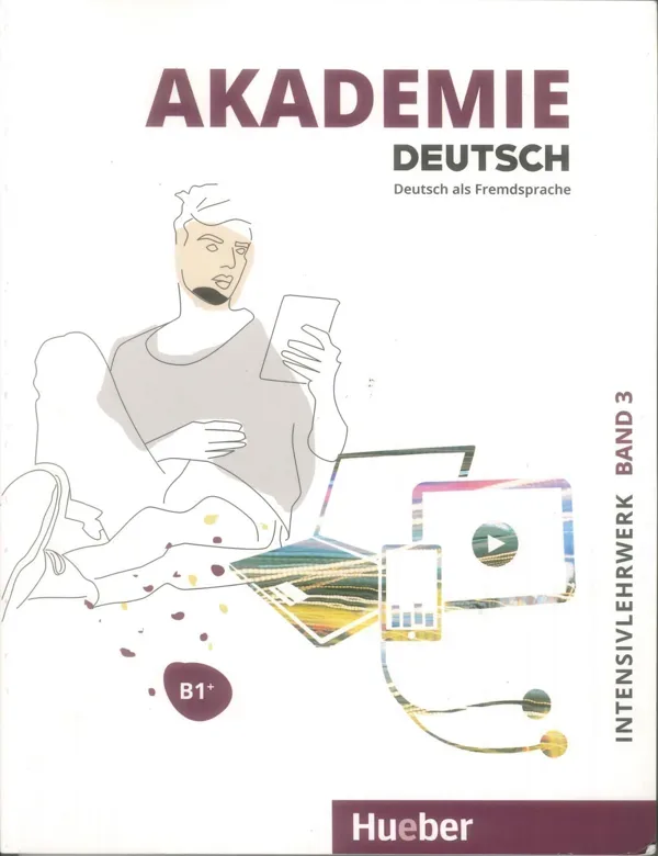 جلد کتاب Akademie Deutsch B1 plus