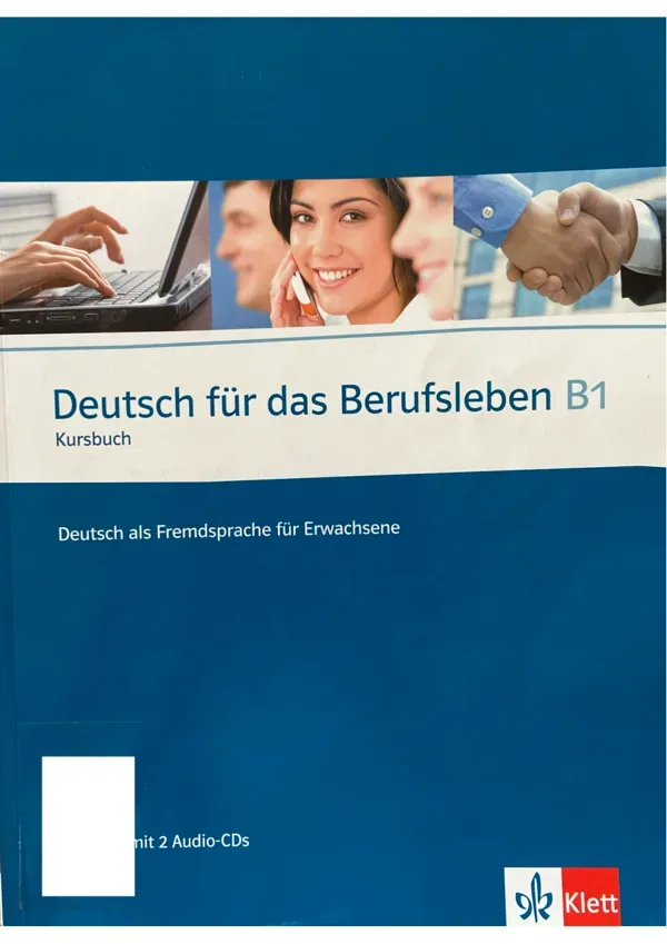 جلد کتاب Deutsch für das Berufsleben B1