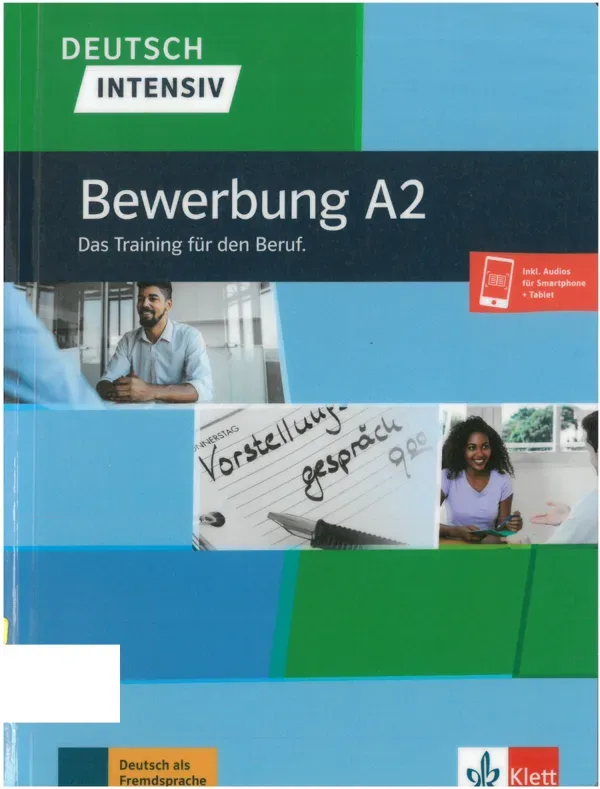 جلد کتاب Deutsch intensiv - Bewerbung A2