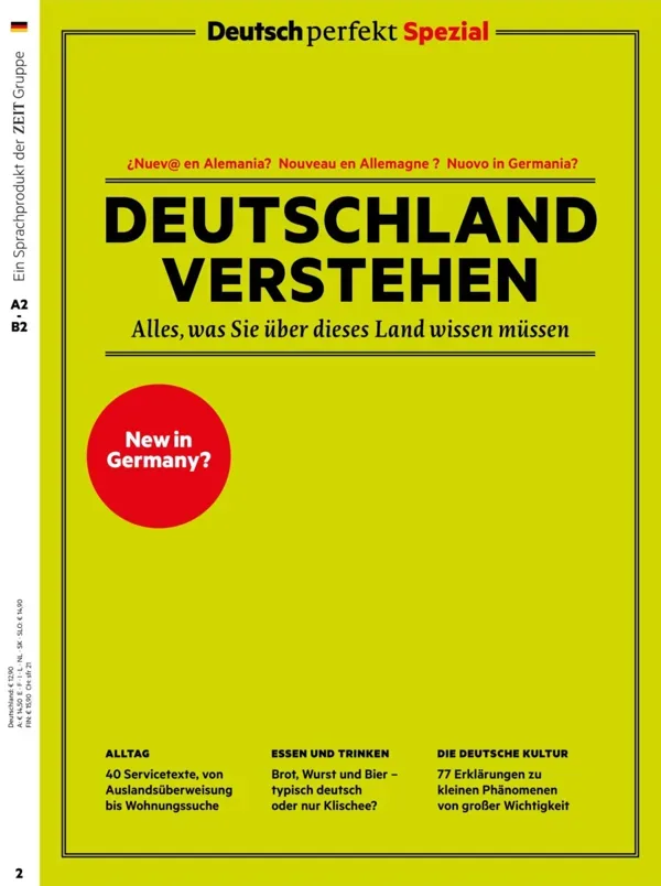 جلد کتاب Deutsch perfekt Spezial 2020 - Deutschland verstehen