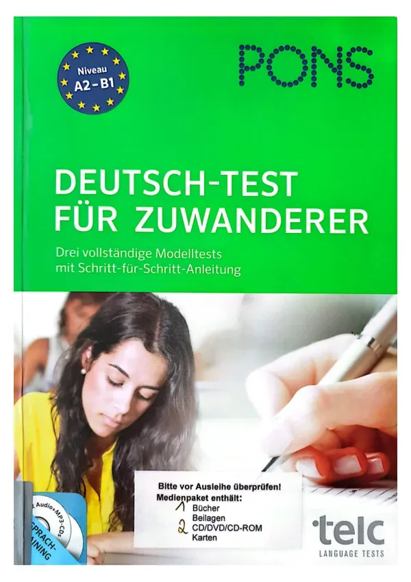 جلد کتاب PONS Deutsch-Test für Zuwanderer