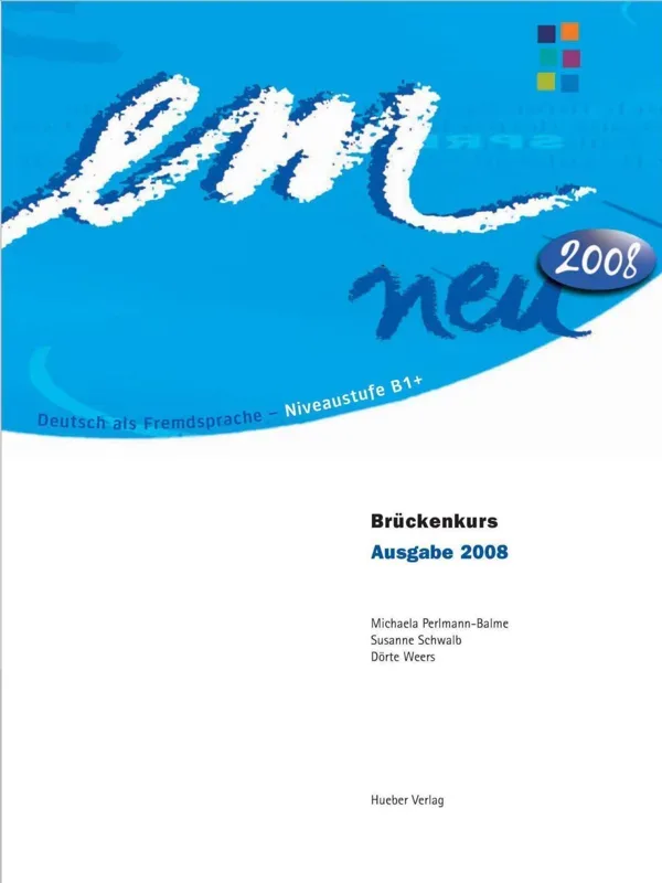 جلد کتاب em neu Brückenkurs B1 plus