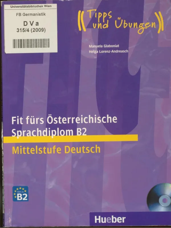 جلد کتاب Fit fürs Österreichische Sprachdiplom B2