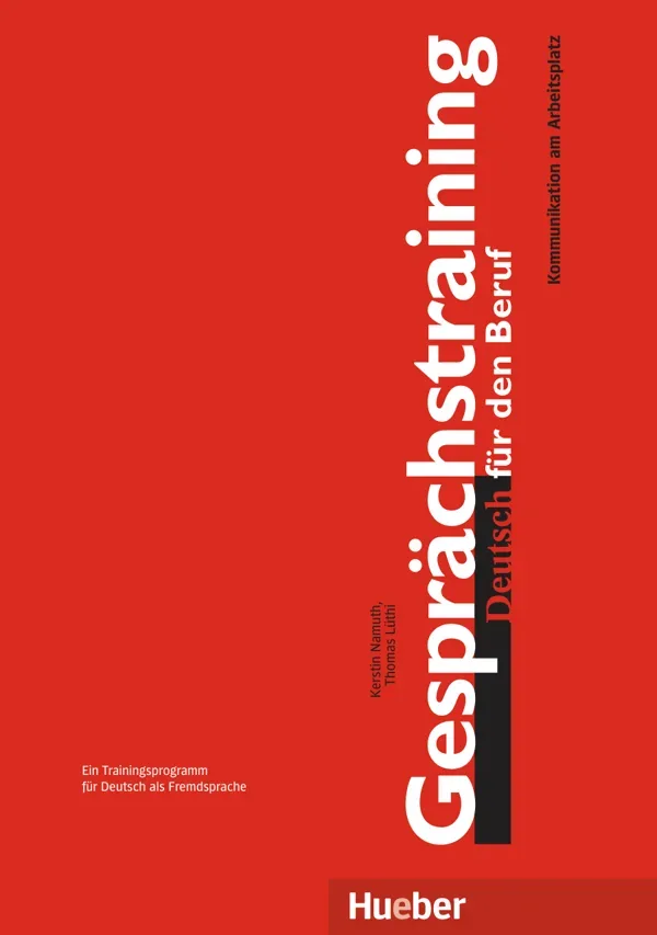 جلد کتاب Gesprächstraining - Deutsch für den Beruf B1