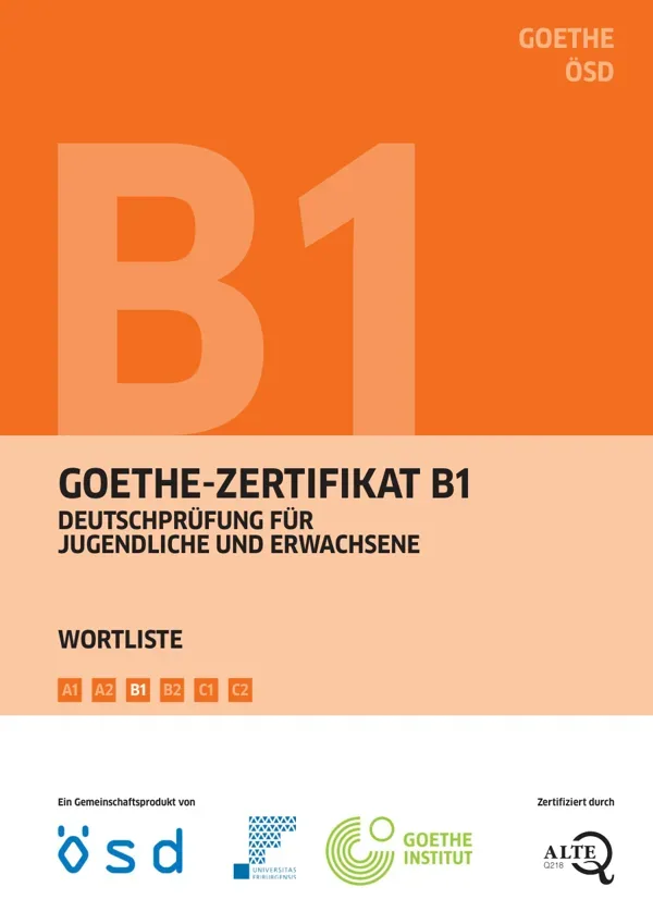 جلد کتاب Goethe-Zertifikat B1 - Wortliste