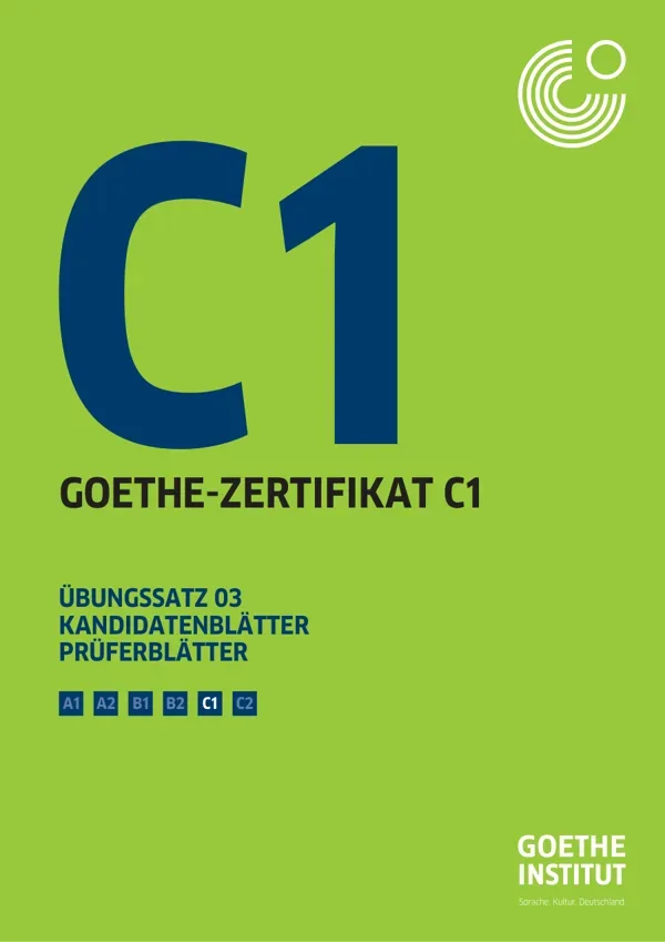 جلد کتاب Goethe-Zertifikat C1 - Übungssatz 03