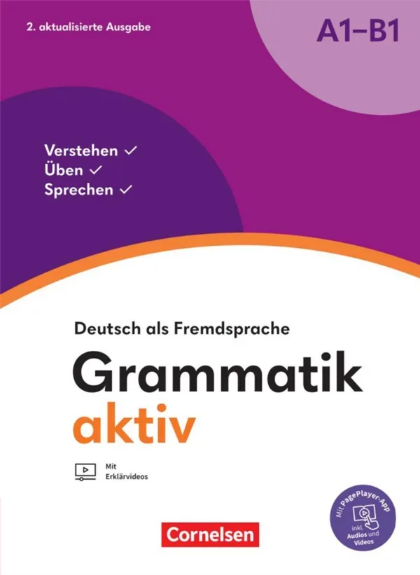 جلد کتاب Grammatik aktiv A1-B1 2 aktualisierte Ausgabe