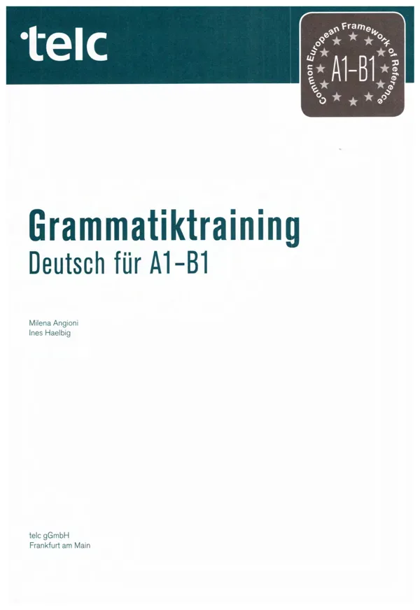 جلد کتاب Grammatiktraining Deutsch A1-B1 telc