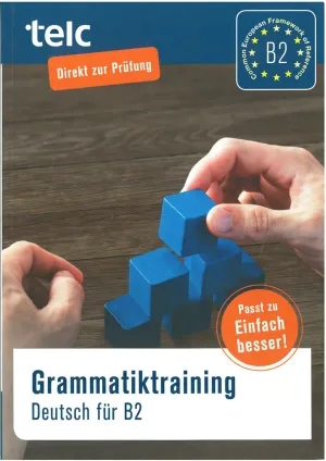 جلد کتاب Grammatiktraining Deutsch für B2 telc