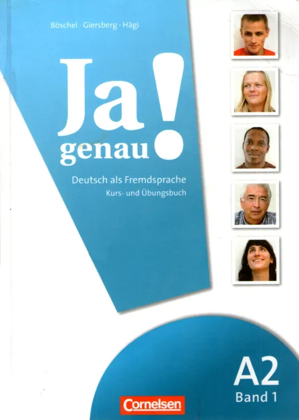 جلد کتاب Ja genau A2 1