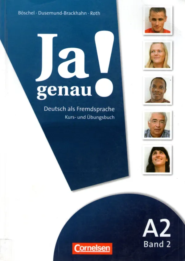جلد کتاب Ja genau A2 2