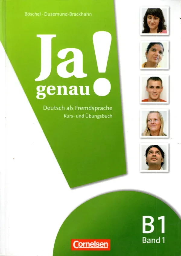 جلد کتاب Ja genau B1 1