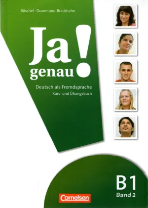 جلد کتاب Ja genau B1 2