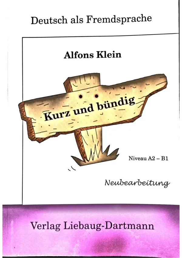 جلد کتاب Kurz und bündig A2-B1