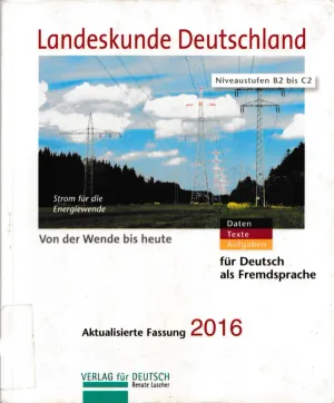 جلد کتاب Landeskunde Deutschland - Von der Wende bis heute