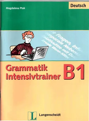 جلد کتاب Langenscheidt Grammatik Intensivtrainer B1