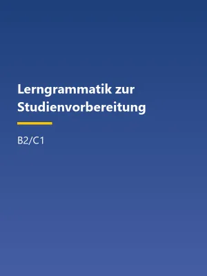 جلد کتاب Lerngrammatik zur Studienvorbereitung