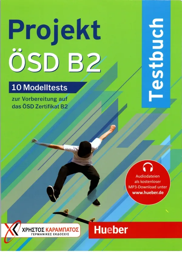 جلد کتاب Projekt ÖSD B2 - 10 Modelltests zur Vorbereitung auf das ÖSD-Zertifikat B2
