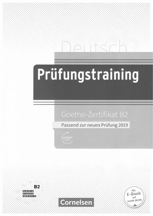 جلد کتاب Prüfungstraining Goethe-Zertifikat B2 ab 2019