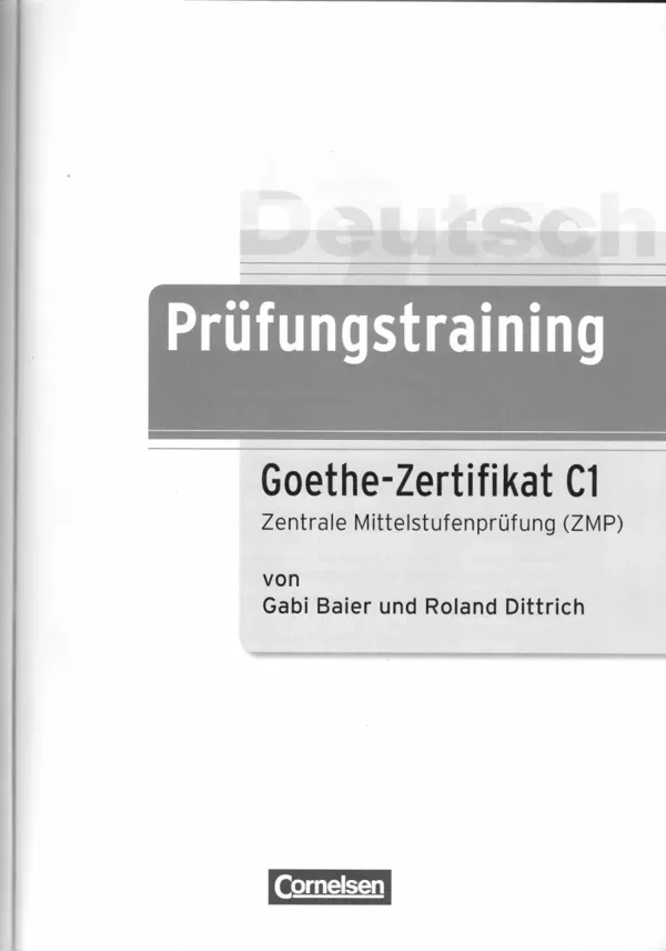 جلد کتاب Prüfungstraining DaF - Goethe-Zertifikat C1 ZMP
