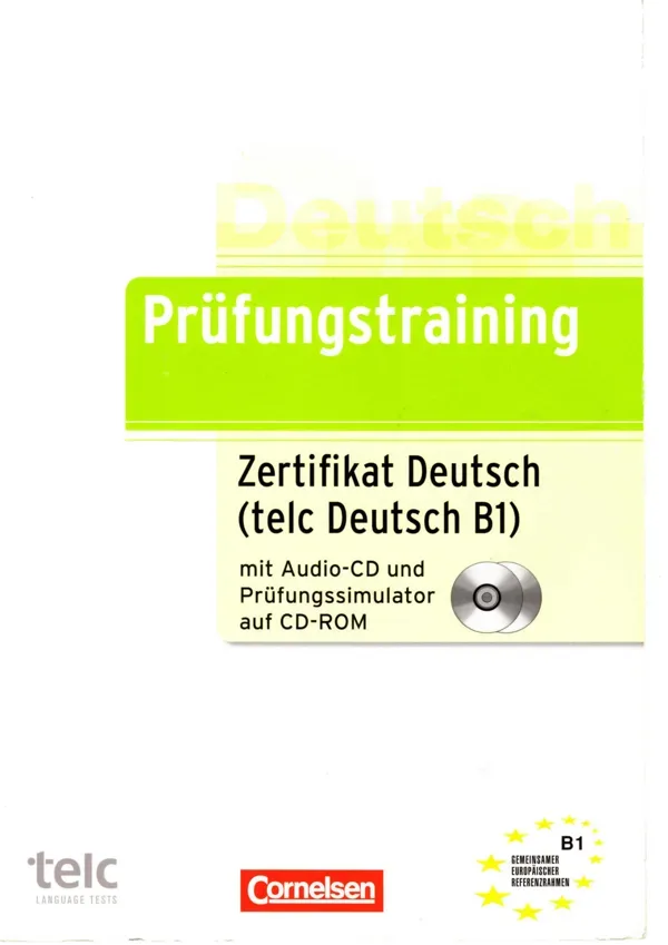 جلد کتاب Prüfungstraining Zertifikat telc Deutsch B1