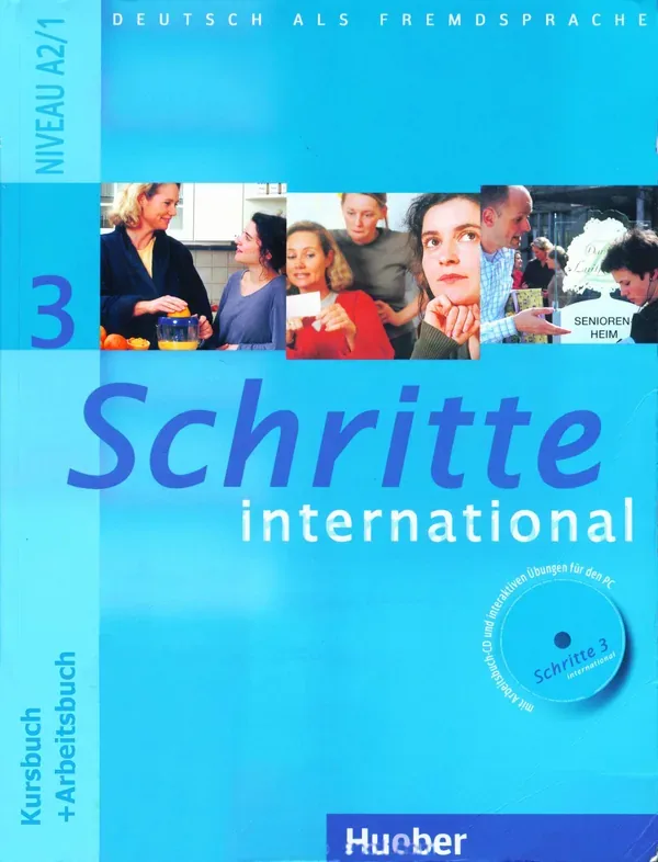 جلد کتاب Schritte International 3 (A2.1) – چاپ قدیم