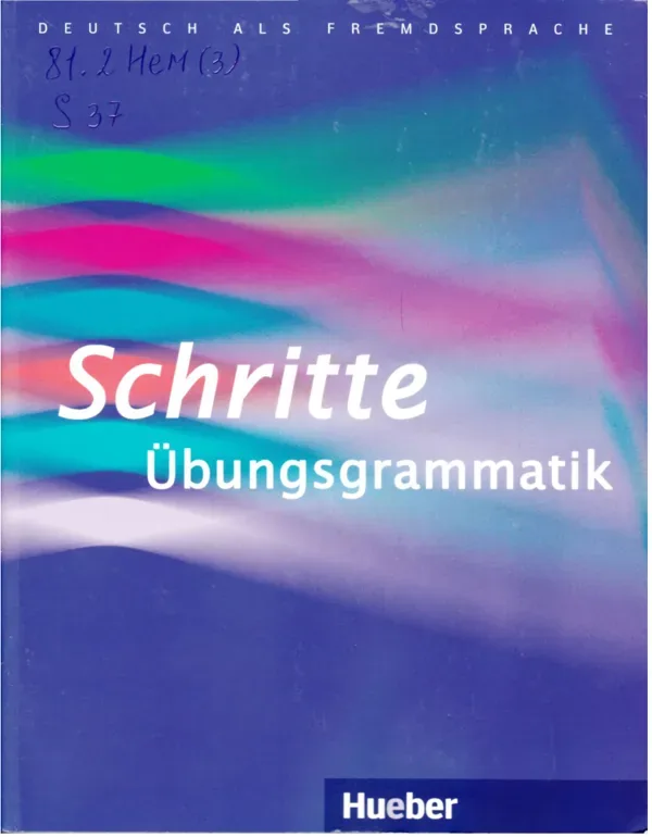 جلد کتاب Schritte Übungsgrammatik A1-B1