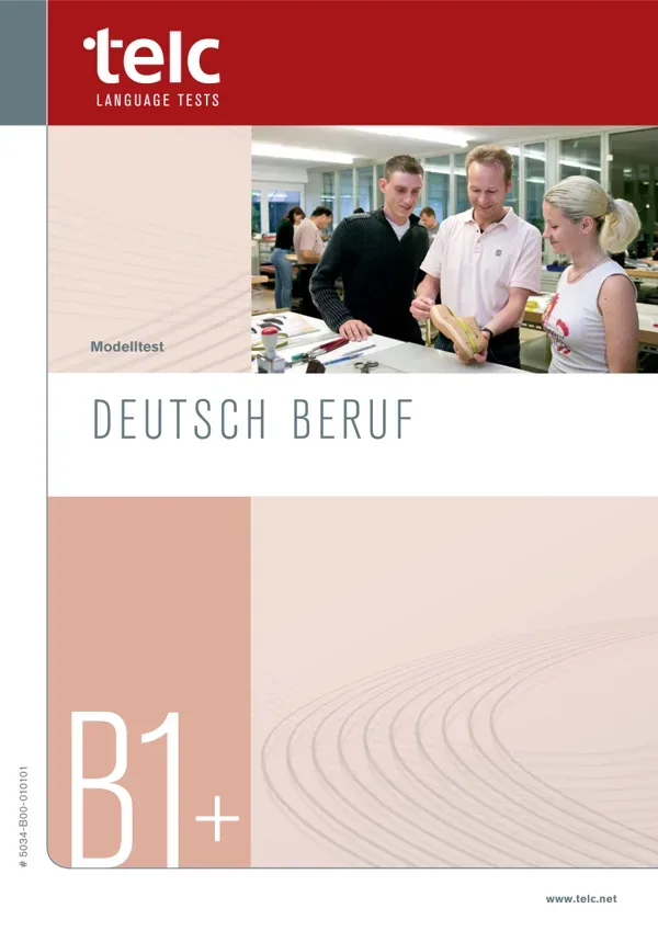 جلد کتاب telc Deutsch B1 plus Beruf - Modelltest 1