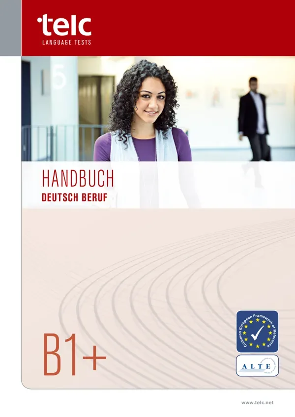 جلد کتاب telc Deutsch B1 plus Beruf - Übungstest 1 und Handbuch
