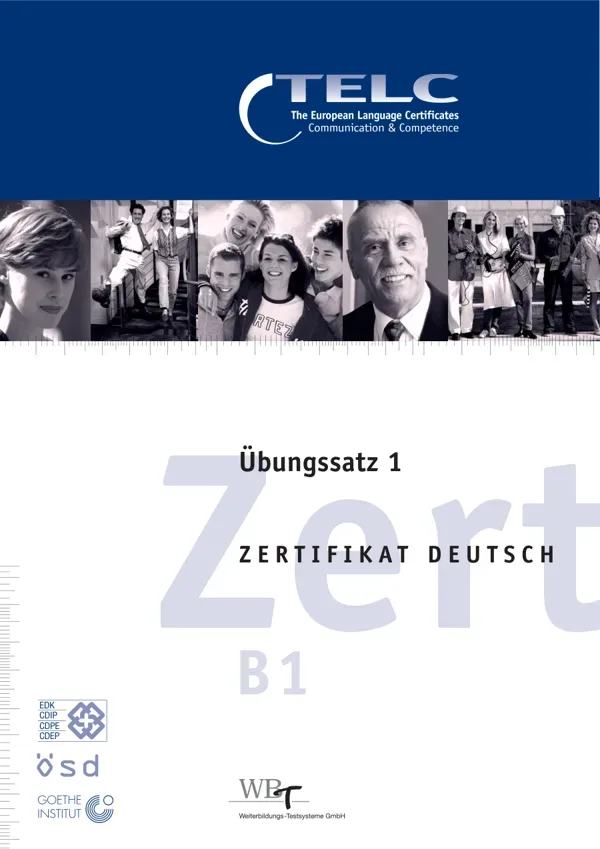 جلد کتاب telc Deutsch B1 - Übungssatz 1 Zertifikat Deutsch