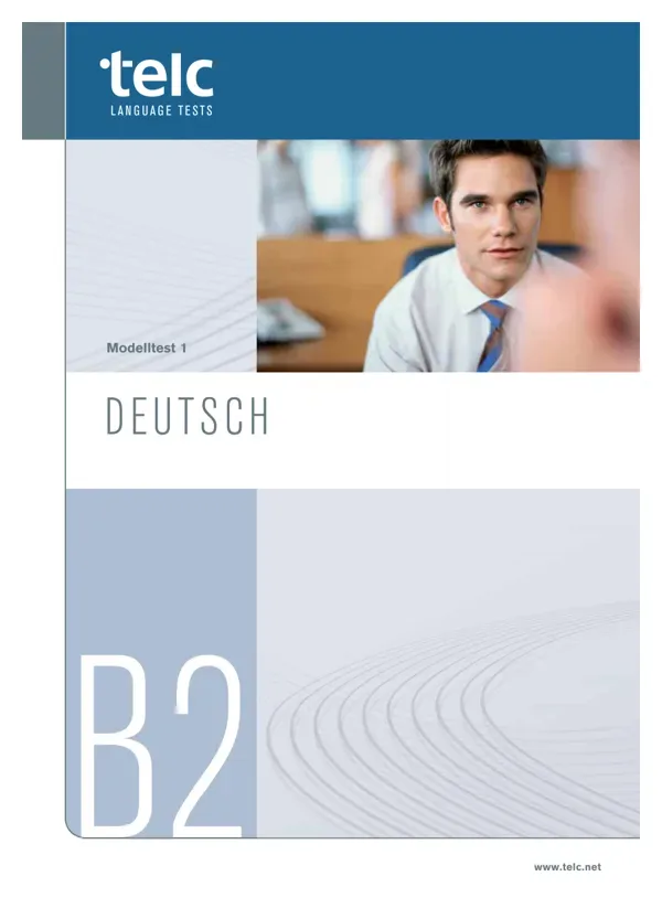 جلد کتاب telc Deutsch B2 - Modelltest 1