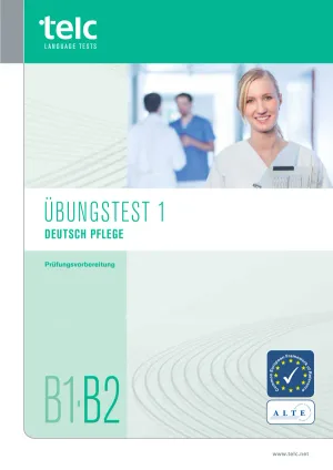 جلد کتاب telc Deutsch Pflege B1-B2 - Übungstest und Handbuch