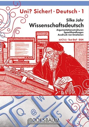 جلد کتاب Uni Sicher Deutsch 1 Wissenschaftsdeutsch