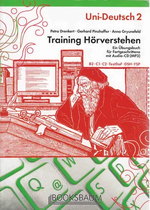جلد کتاب Uni Sicher Deutsch 2 Training Hörverstehen