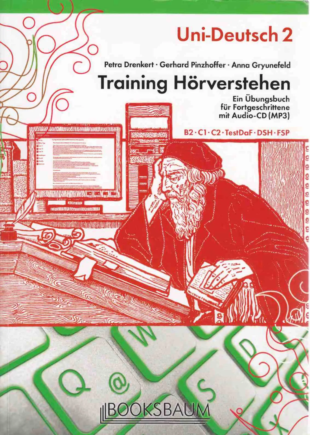 جلد کتاب Uni Sicher Deutsch 2 Training Hörverstehen