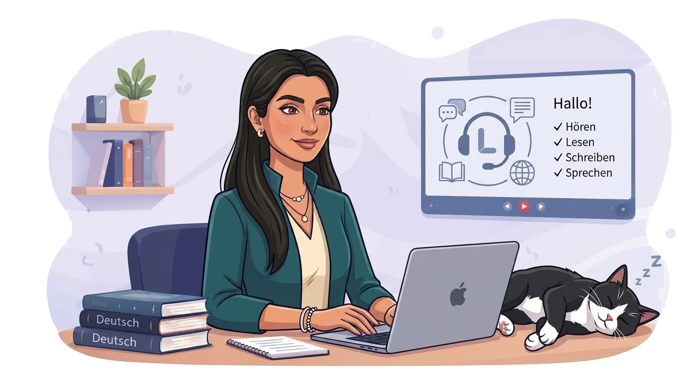 کلاس آنلاین آموزش زبان آلمانی